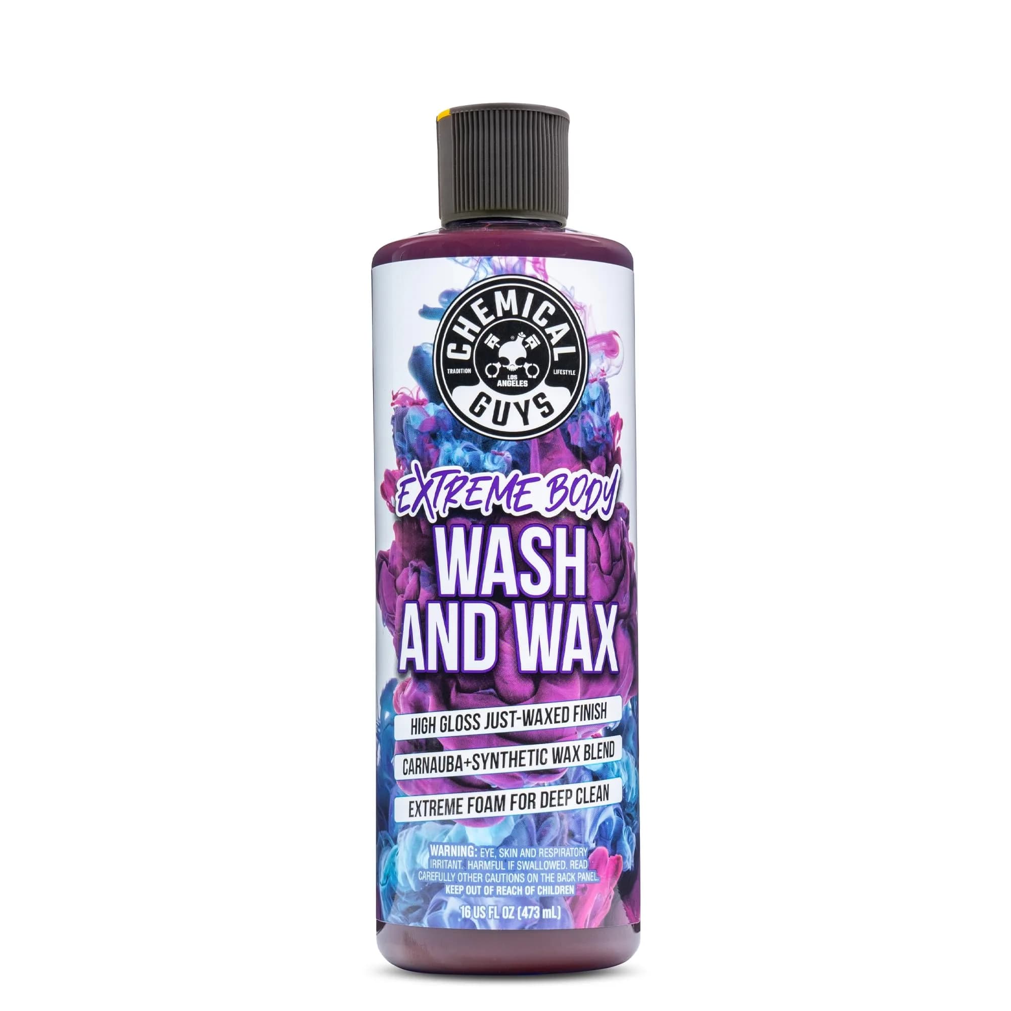 Chemical Guys Extreme Bodywash & Wax Car Wash Soap 473ml (16 oz) | pH-Balanced Formula for Gloss & Protection - main product image