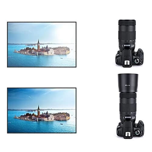 JJC ET-74B Lens Hood for Canon RF 100-400mm EF 70-300mm f4-5.6 is II Lens | Minimize flare, protect lens thumbnail 5