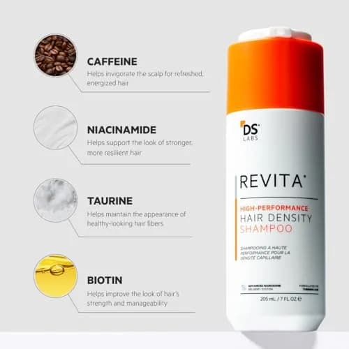 ds labs Revita Hair Density Shampoo for Thinning Hair, Color Safe, 205 mL (6.93 Fl Oz) | Supports Scalp Wellness thumbnail 4