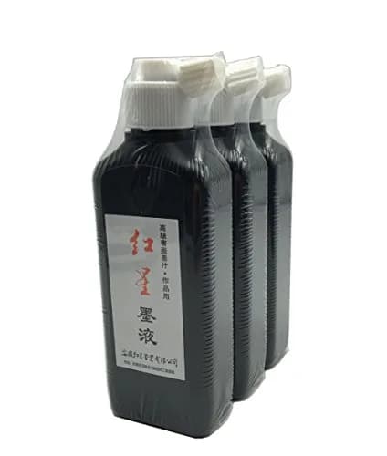 Easyou Redstar Liquid Ink 3 x 180ml (540ml Total) | Traditional Calligraphy & Brush Painting thumbnail 3