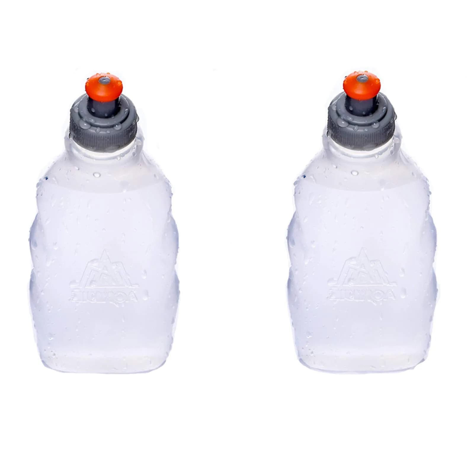 AONIJIE Foldable Soft Flask Water Bottle 250mL (8.45 Fl Oz) 2-Pack | Lightweight & Collapsible for Running & Hiking — 250ML-PP5