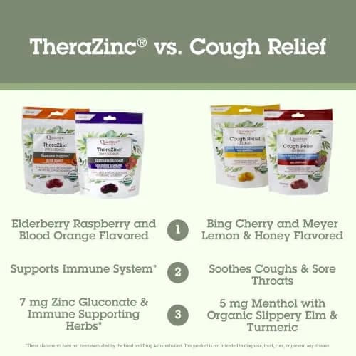 Quantum Organic Cough Drops Meyer Lemon & Honey 18 Lozenges | Soothing Throat & Cough Relief thumbnail 5