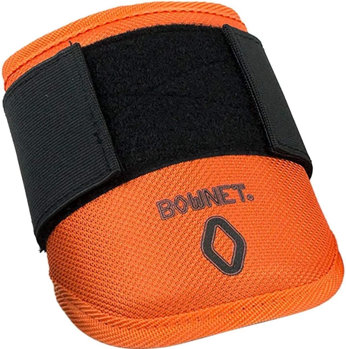 Bownet Youth Baseball Elbow Guard Navy | Form-Fitting, Adjustable, Lightweight — Orange