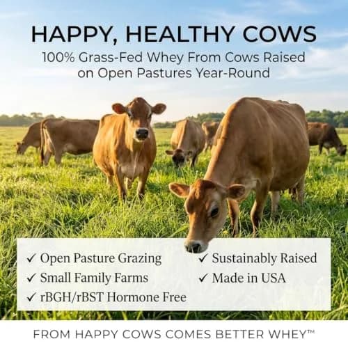 Raw Organic Whey Protein Powder Grass Fed Unflavored 2.27 kg (5 lb) | USDA Organic 1-Ingredient Protein thumbnail 3