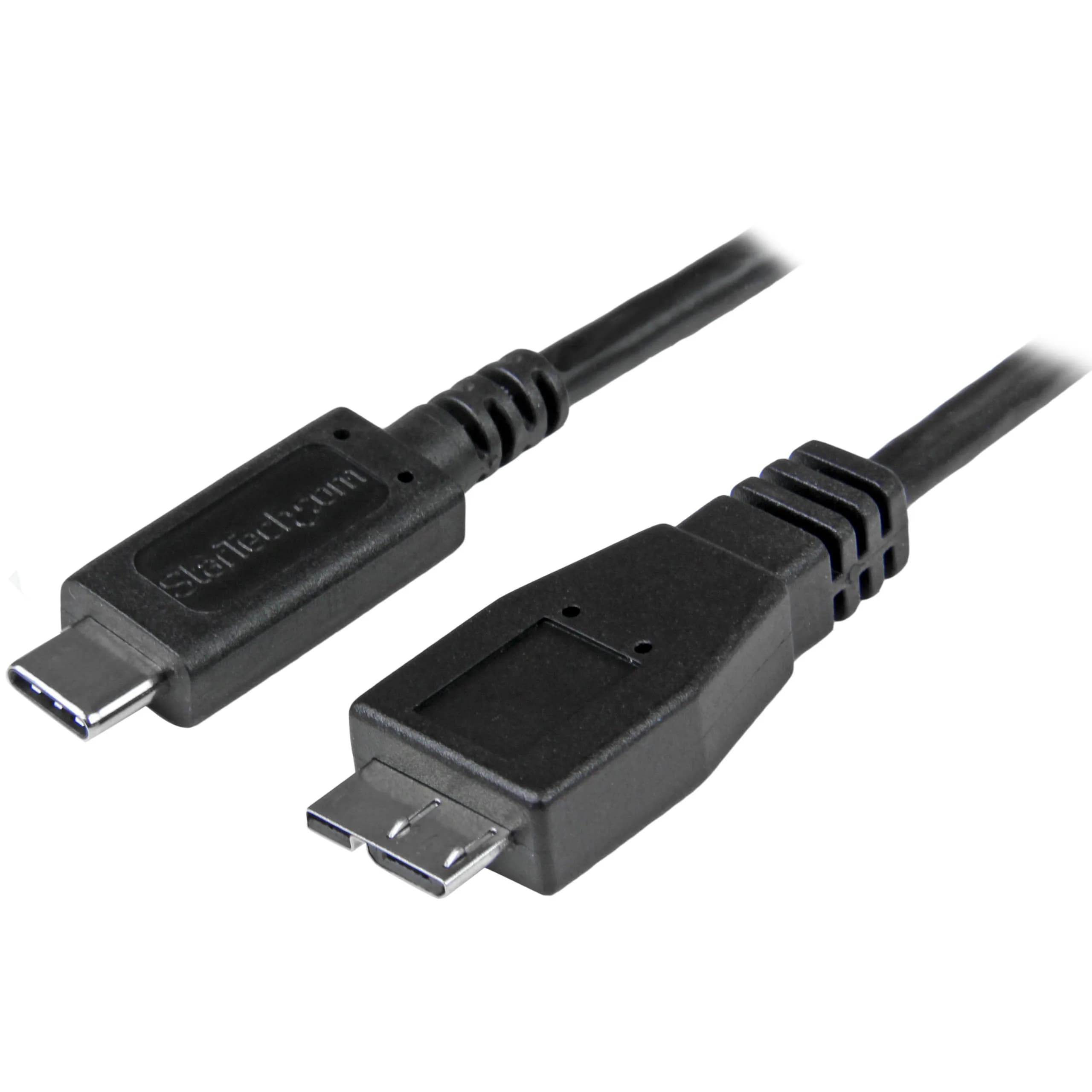 StarTech.com USB-C to USB-C Charging Cable 0.5m (1.6ft) | USB 2.0 Data Transfer 480Mbps — Black