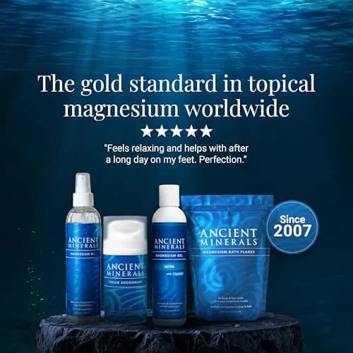 Ancient Minerals Magnesium Oil Spray, Zechstein Chloride, 4oz | Pure, Fast-Absorbing Magnesium for Skin thumbnail 8
