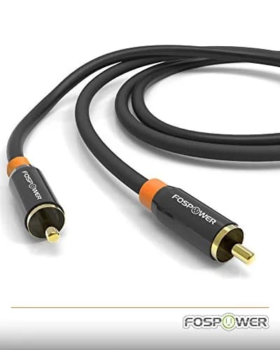 FosPower Digital Coaxial Audio Cable 3.0m (10ft) 2-Pack | Premium S/PDIF RCA Male to Male for Home Theater, HDTV, Subwoofer, Hi-Fi Systems thumbnail 4