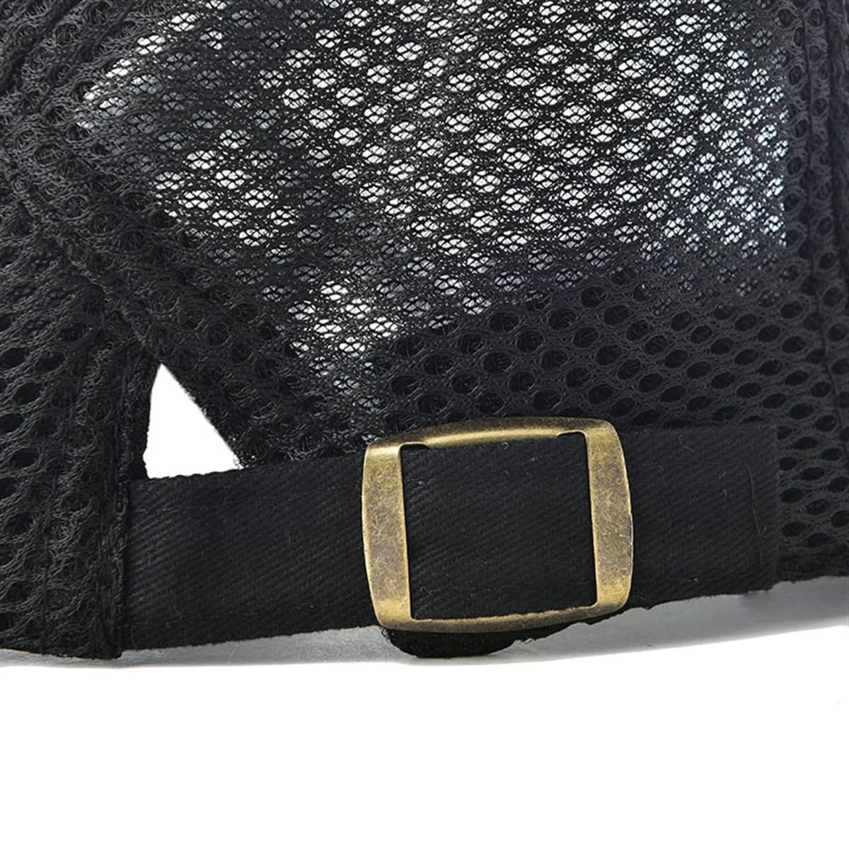 VOBOOM Men Breathable Mesh Summer Hat Adjustable Newsboy Beret Ivy Cabbie Flat Cap (Black) thumbnail 6
