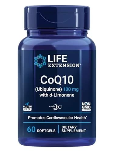 Life Extension CoQ10 (Ubiquinone) with d-Limonene Softgels 100 MG (60 Count) thumbnail 1