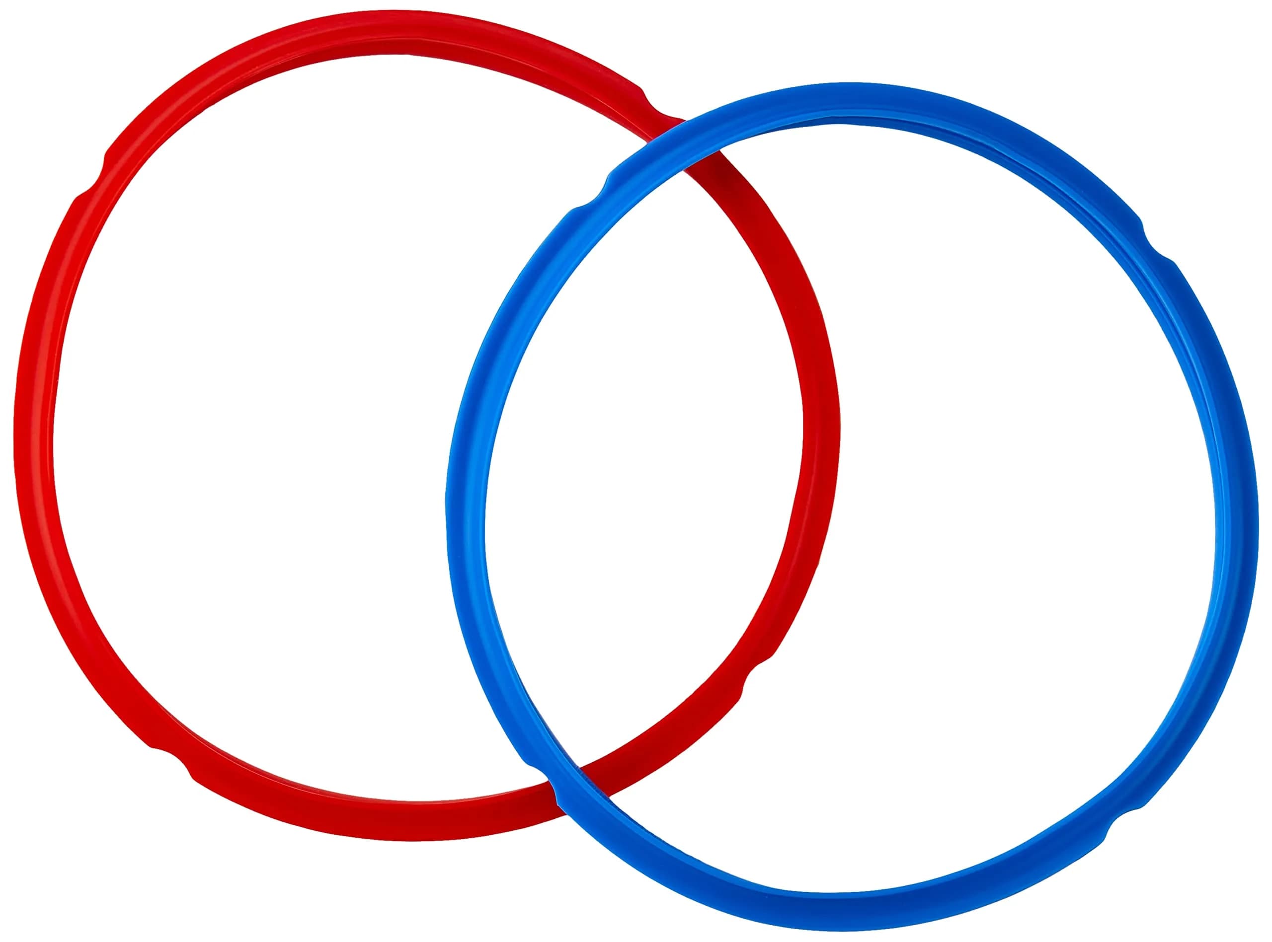 Instant Pot 8-Qt Red/Blue Sealing Ring 2-Pack | Genuine Silicone Replacement for Electric Pressure Cookers