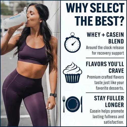 PEScience Select Protein Powder, Peanut Butter Cookie, 55 Servings | High-Quality Milk & Whey Blend for Muscle & Weight Goals thumbnail 3