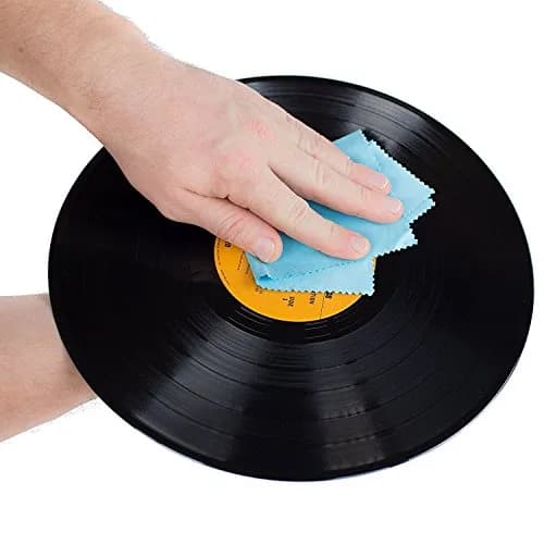 Record-Happy Record Cleaning Anti-Static Cloth - Extra Large - 4 Pack Microfiber Towel for Vinyl LPs thumbnail 4