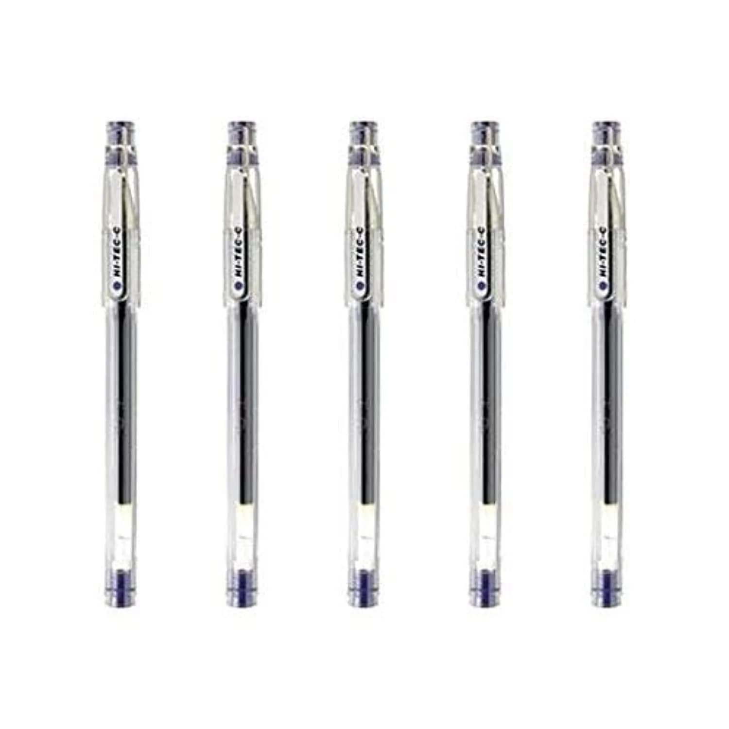 PILOT Hi-Tec-C 03 Gel Ink Pen, Micro Fine Point 0.3mm, Blue Ink, Value Set of 5 — Blue