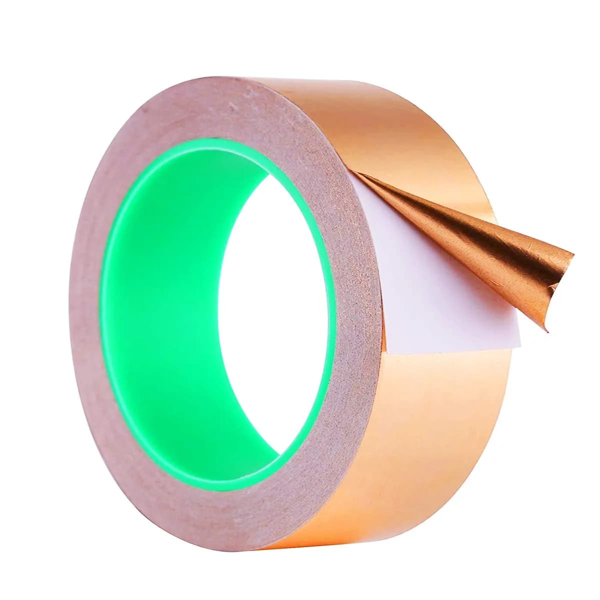 Zehhe Copper Foil Tape with Double-Sided Conductive 1/4inch 21.8yards | EMI Shielding & Soldering — Golden