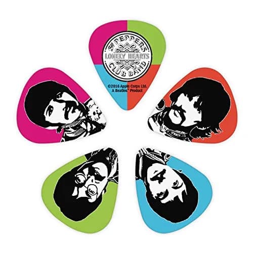 D'Addario Beatles Sgt. Pepper 50th Heavy Guitar Picks Tin | 10 Pack, Celluloid thumbnail 2