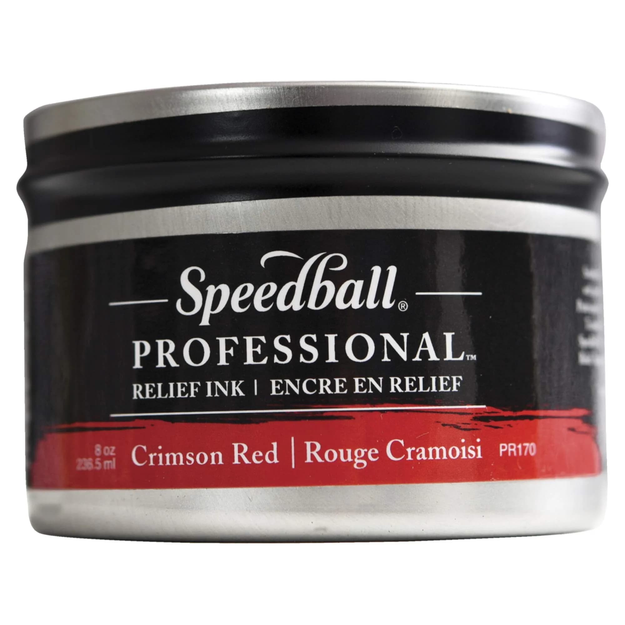 Speedball Relief Ink Crimson Red 8 fl oz | Oil-Based, Water-Miscible, Professional Grade - main product image