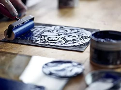 Speedball Relief Ink Supergraphic Black 8 fl oz | Oil-Based, Water-Miscible, Archival Quality thumbnail 4