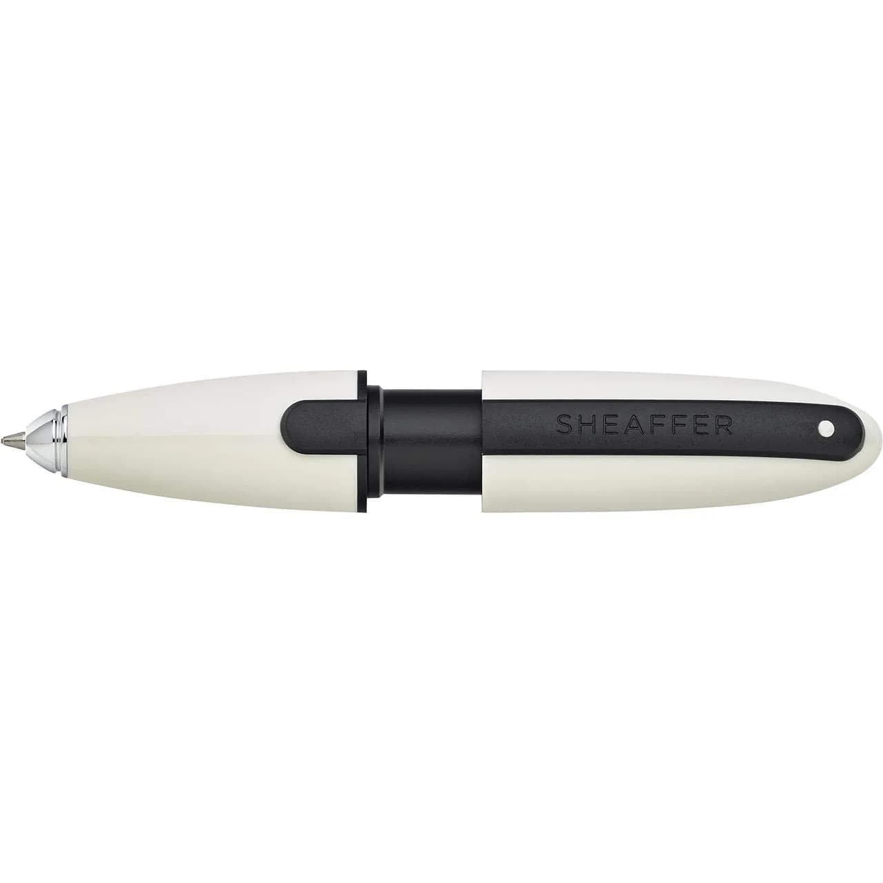 Sheaffer Ion White Gel Rollerball Pen with Carabiner Clip | Smooth Ink Flow Writing Instrument - main product image
