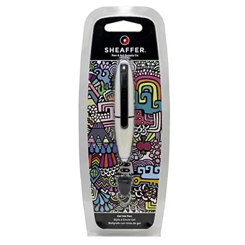 Sheaffer Ion White Gel Rollerball Pen with Carabiner Clip | Smooth Ink Flow Writing Instrument thumbnail 4
