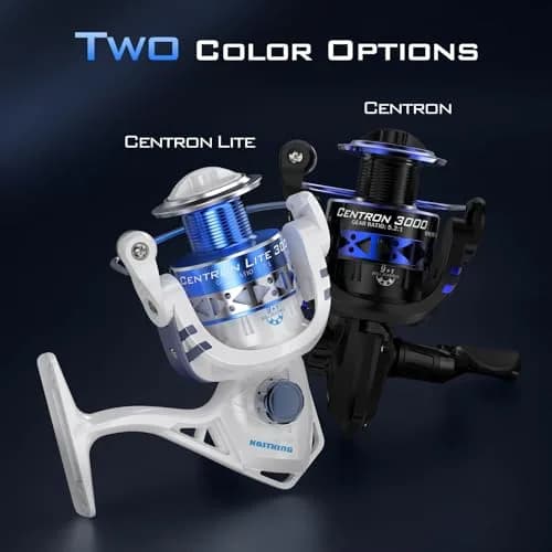 KastKing Centron Spinning Fishing Reel Size 2000 Black | 17.5lb Max Drag, 9+1 BB, CNC Aluminum Spool thumbnail 7