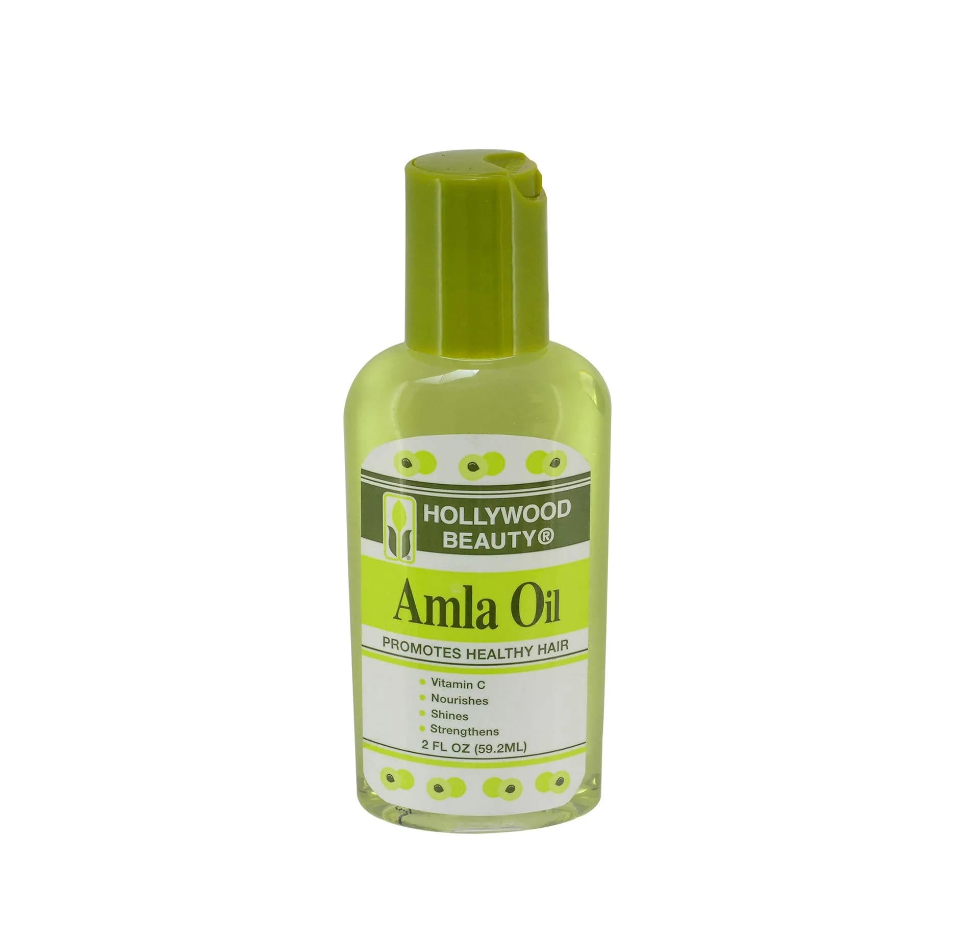 Hollywood Beauty Amla Hair Oil 2 fl oz (59 ml) | Promotes Healthy Hair — Green