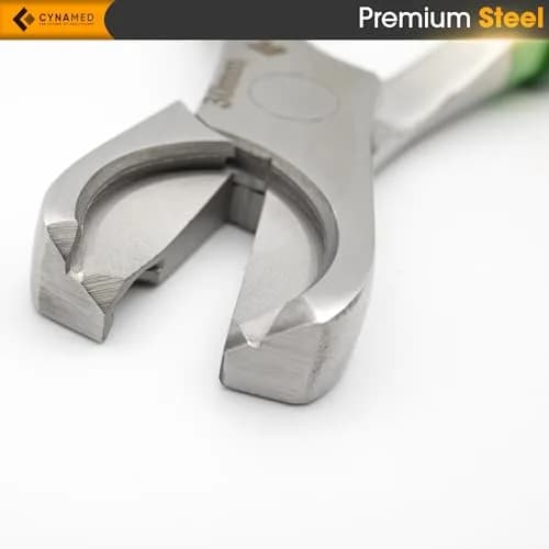 Cynamed Twin Action Decapper Pliers | Easy Crimped Vial Cap Removal, German Stainless Steel, 8mm & 30mm | Professional Lab Tool thumbnail 4