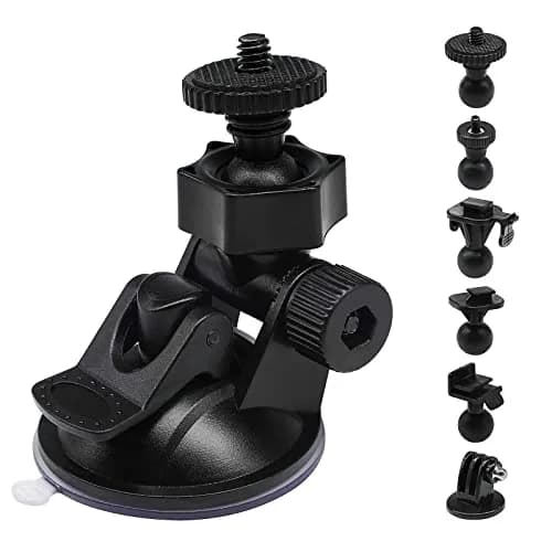 Sportway S30 Pro Dash Cam Suction Mount (2 Gen) 55mm x 75mm | Secure Adjustable View for Most Dash Cams thumbnail 1