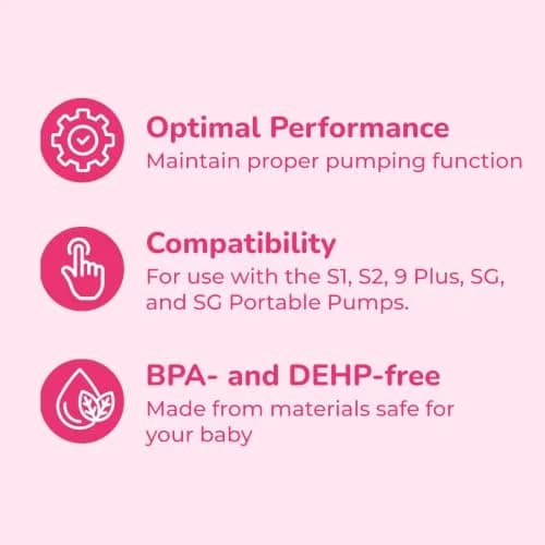 Spectra Breast Pump Accessory Kit with Bottles, 24mm | Compatible with Spectra S1, S2, 9 Plus thumbnail 4