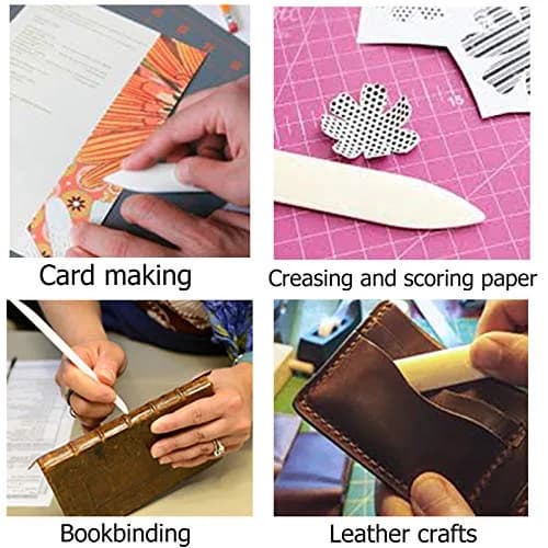 VENCINK Genuine Bone Folder Paper Creaser Tool 8 inch | Traditional Crafting & Bookbinding thumbnail 6