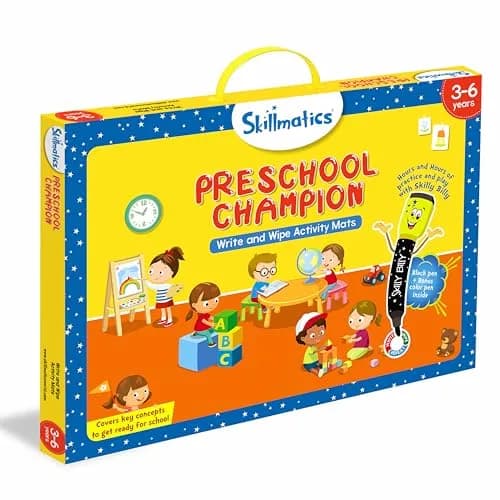 Skillmatics Preschool Champion Educational Game – Reusable Activity Mats with 30 Activities | Ages 3+ thumbnail 8