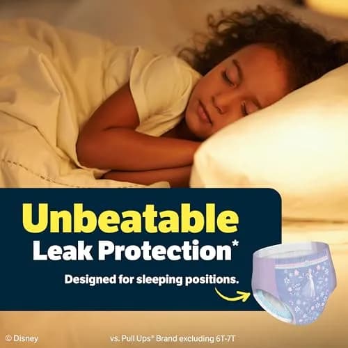 GoodNites Girls' Nighttime Bedwetting Underwear, Extra Small (28-43 lbs), 15 Ct | Clinically Proven for Better Sleep thumbnail 3