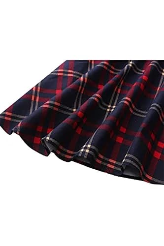 Topdress Vintage Polka Audrey Dress 1950s Halter Cocktail Dress Red Plaid XX-Large | Classic Retro Style for Women thumbnail 6