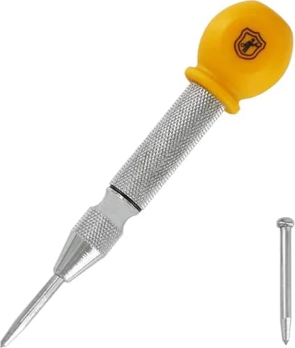 MULWARK 5" Spring-Loaded Steel Center Hole Punch Marker | Adjustable Impact, Rustproof thumbnail 8