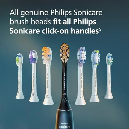 Philips Sonicare C3 Two-in-One Genuine Replacement Electric Toothbrush Heads 4 Pack | Deep Plaque Removal & Whitening thumbnail 8