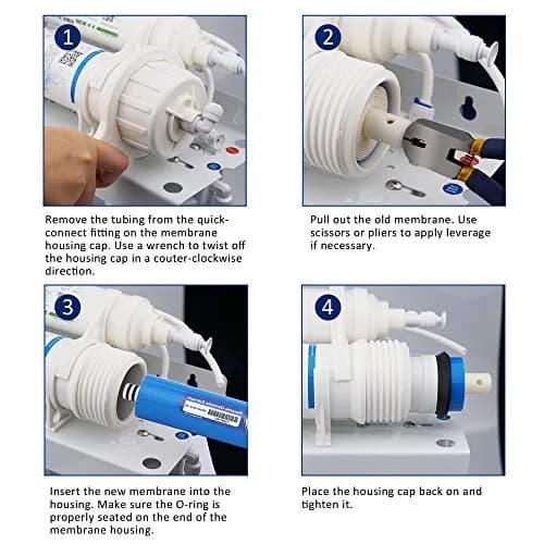 Membrane Solutions 75 GPD Reverse Osmosis Membrane | NSF/ANSI 58 Certified Water Filter for Home Use thumbnail 9