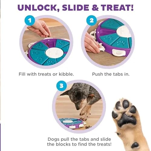 Outward Hound Nina Ottosson Dog Twister Treat Puzzle 11.8" (30cm) | Advanced Level 3 Dog Toy for Mental Stimulation thumbnail 3