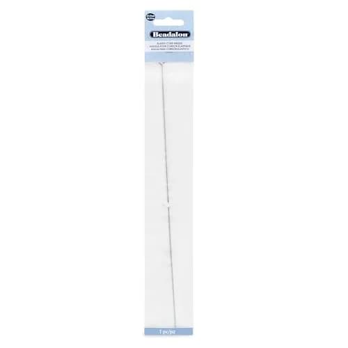 Beadalon Elastic Cord Beading Needle 10.75 Inches | Easy Threading Tool for Jewelry Making thumbnail 1