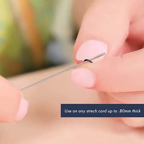 Beadalon Elastic Cord Beading Needle 10.75 Inches | Easy Threading Tool for Jewelry Making thumbnail 7