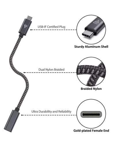 Faracent USB C Extension Cable 1m (3.3ft) 20Gbps 240W 4K@60Hz USB 3.2 thumbnail 2
