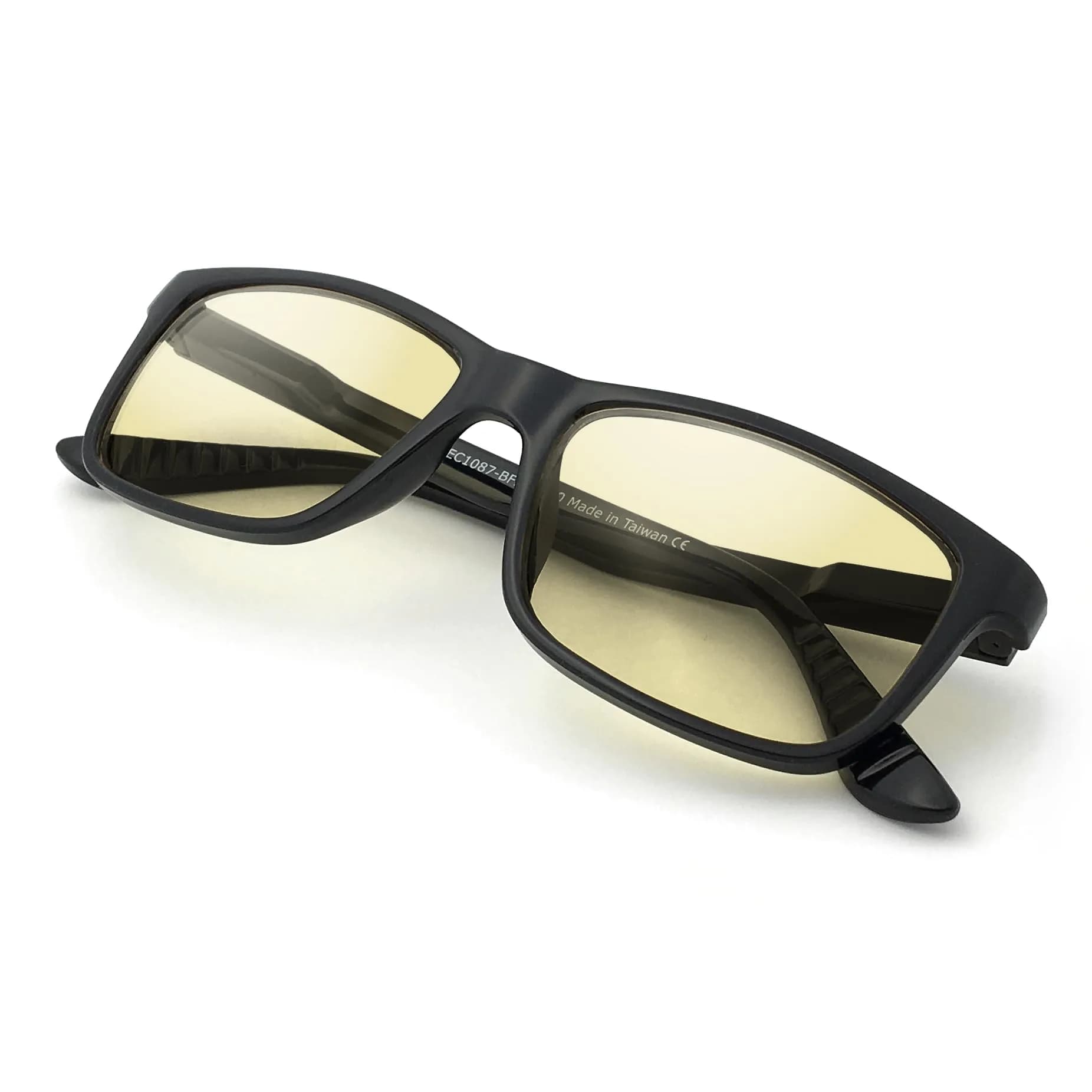 J+S Blue Light Blocking Glasses Rectangular Black Frame | 45mm Lens Width (1.77 in) — Haka Rectangle Black - Heavy Duty Lens (Hd) - Medium Fit
