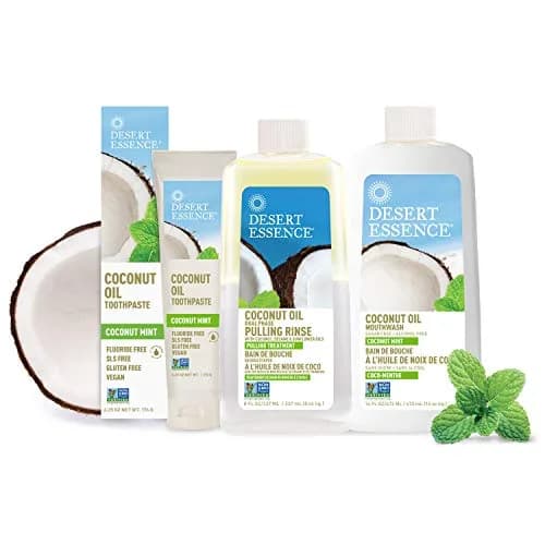 Desert Essence Coconut Oil Dual Phase Mouthwash, 8 Fl Oz | Organic, Vegan, Alcohol-Free Mouth Rinse thumbnail 6