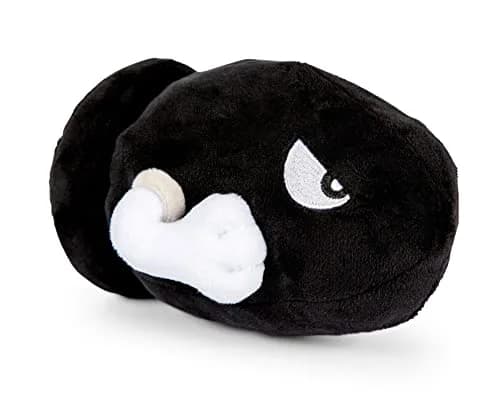 Little Buddy Super Mario All Star Collection Bullet Bill Plush 6" | Mario Enemy Cuddle Toy thumbnail 1