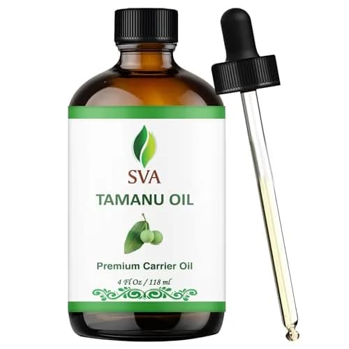 SVA ORGANICS Tamanu Oil 4 Fl Oz (118 mL) - Pure Carrier Oil for Face, Skin, Hair & Scalp thumbnail 1