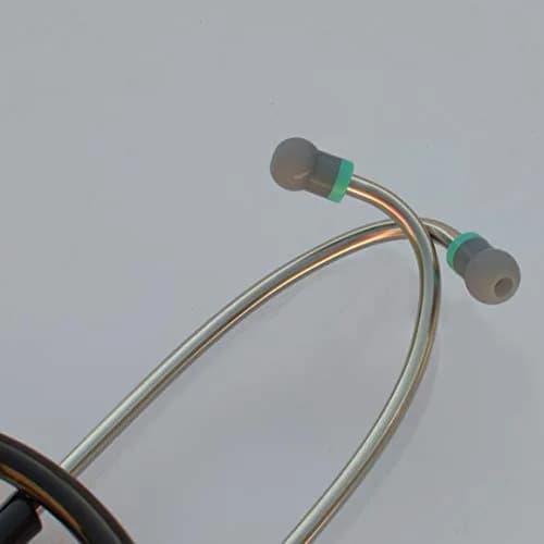 CardioTubes Black Stethoscope Tubing Replacement Kit | 5mm Binaurals, Latex-Free, Fits Classic II SE thumbnail 7