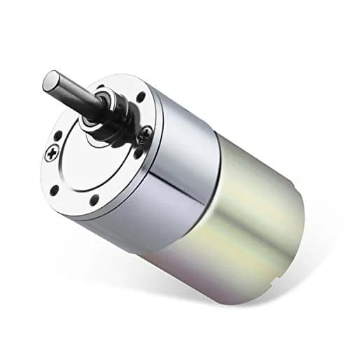 Greartisan DC 12V 30RPM Gear Motor High Torque Electric Micro Speed Reduction Geared Motor Eccentric Output Shaft 6x14mm (0.24" x 0.55") thumbnail 1