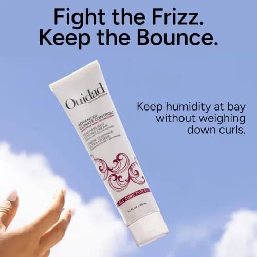 Ouidad Advanced Climate Control Featherlight Curls Styling Cream, 168 ml | Soft Hold for Curly Hair thumbnail 5