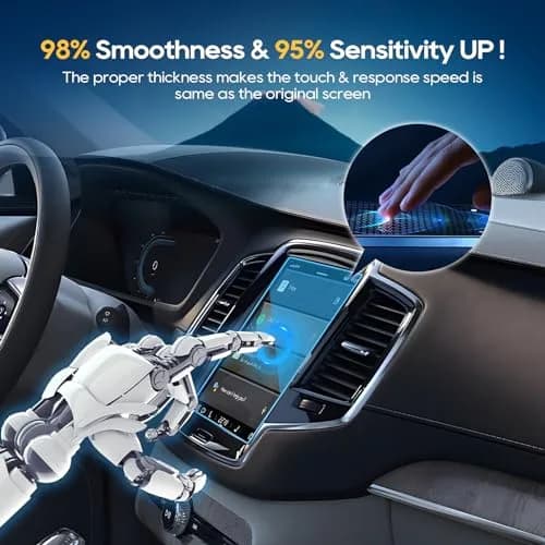 LFOTPP 8.7 Inch Tempered Glass Screen Protector for Volvo V90 XC90 S90 V60 XC40 XC60 | 9H Hardness, High Clarity, Anti-Scratch thumbnail 4