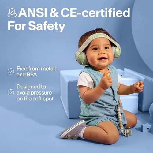 Alpine Muffy Baby Ear Protection Earmuffs for Babies & Toddlers up to 4 Years | Noise Reduction 23 dB SNR thumbnail 5