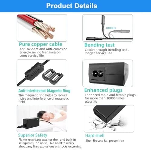 TKDY EN-EL14 Dummy Battery EH-5 Power Adapter EP-5A DC Coupler for Nikon D5600 D5500 D5300 D5200 D5100 D3100 D3200 D3300 D3400 Df P7000 P7100 P7700 P7800 Cameras | Continuous Power for Studio Photography thumbnail 6