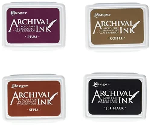 Ranger Archival Mini Ink Pad Set 2 | Acid-Free, Water-Resistant, Photo Safe thumbnail 1